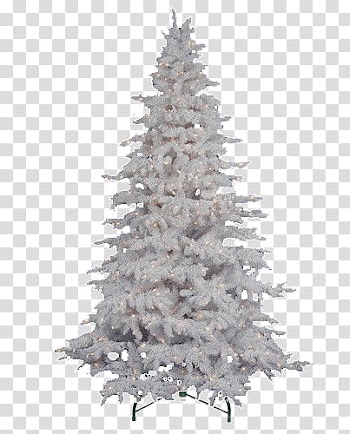 Free Christmas Trees shop Brushes plus Cutout, white Christmas tree decor transparent background PNG clipart