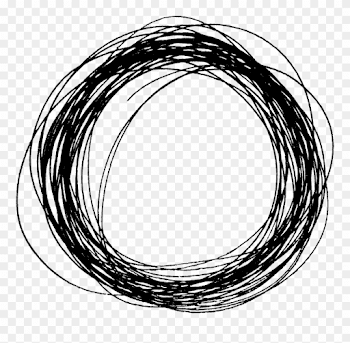 Free Circle Drawing - Transparent Background Scribbles Png Clipart ...