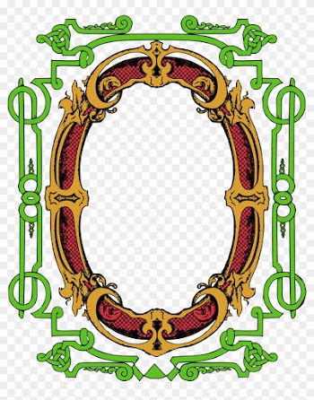 Free Circle Ornate Frame - Frame Colour