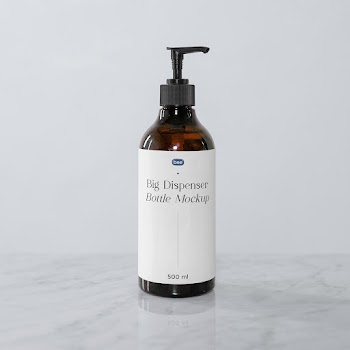 Free Classic Dispenser Bottle Mockup