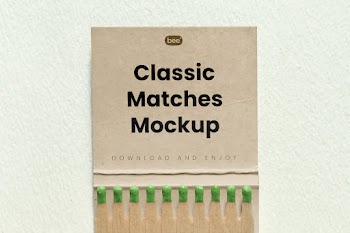 Free Classic Matches Mockup