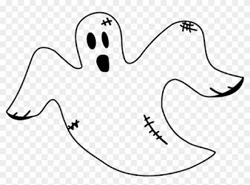 Free Clip Art Ghosts - Ghost Black And White