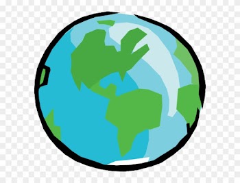 Free Clip Art Of The World Clipart World World No Lines - Transparent Background Earth Clipart
