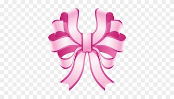 Free Clip Arts Online - Pink Wedding Bow Clip Art