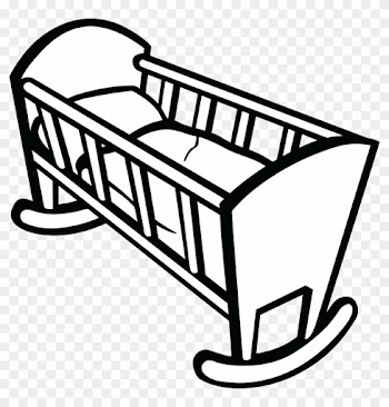 Free Clipart Of A Baby Crib - Baby Crib Clipart
