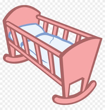 Free Clipart Of A Baby Crib - Easy To Crochet Baby Quilts Ebook