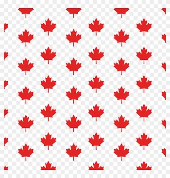 Free Clipart Of A Canadian Maple Leaf Pattern - Maple Leaf Canada Clipart