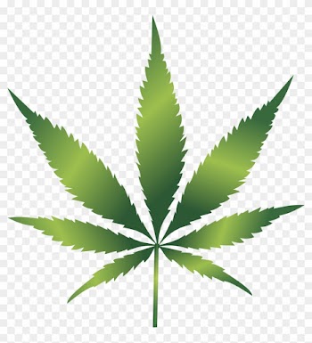Free Clipart Of A Cannabis Leaf - Cannabis Leaf
