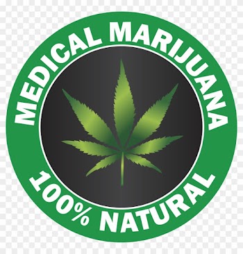 Free Clipart Of A Cannabis Leaf - Medical Marijuana 100% Natural
