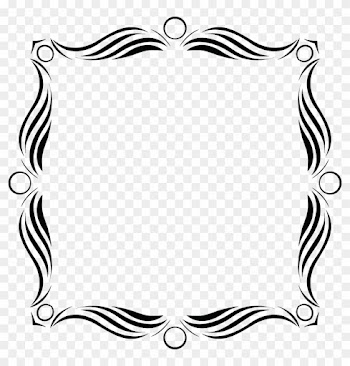 Free Clipart Of A Decorative Border - Picture Frame