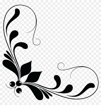 Free Clipart Of A Floral Design Element - Floral Design Element Png