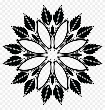 Free Clipart Of A Floral Design Element - Scalable Vector Graphics