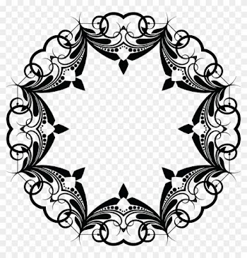 Free Clipart Of A Frame Design Element - Flourish