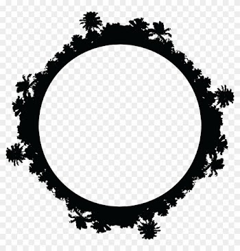 Free Clipart Of A Palm Tree Border - Mountain Bike Wheels Clipart