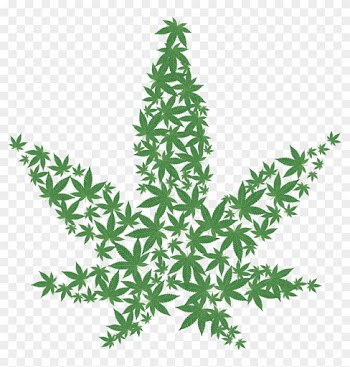 Free Clipart Of A Pot Cannabis Marijuana Leaf - Marijuana Leaf Png