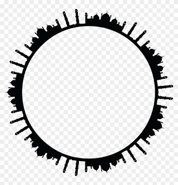 Free Clipart Of A Round Frame Of Mosques In Black And - Dudley Senanayake Central College Tholangamuwa
