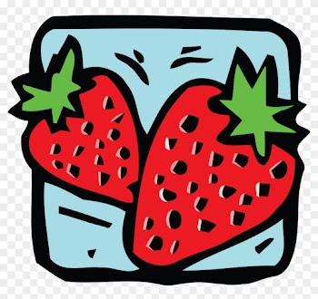 Free Clipart Of Strawberries - Food Pattern