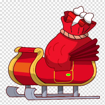 Free Clipart: Sleigh of Santa Claus | isacvale
