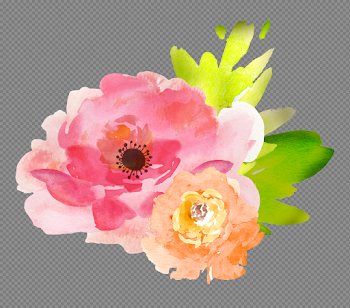 Free clipart watercolor flower - RR collections