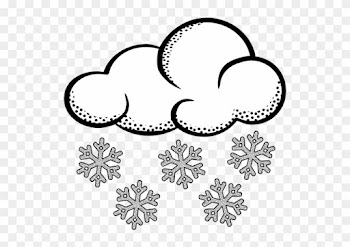 Free Cloud Clipart Black And White Best Black &amp; White - Snowy Clipart