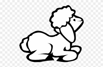 Free Coloring Pages Of Lamb - Baby Sheep To Draw