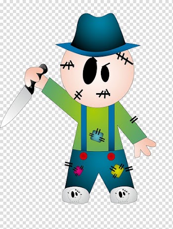Free content , The demon with a knife transparent background PNG clipart