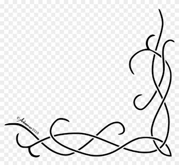 Free Corner Design Clip Art - Border Design Drawing Simple