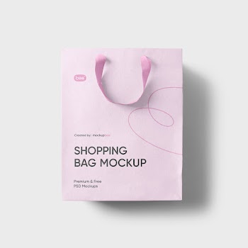 Free Craft Shopping Bag Mockup