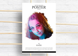 Free Creative Branding Poster Mockup PSD poster 