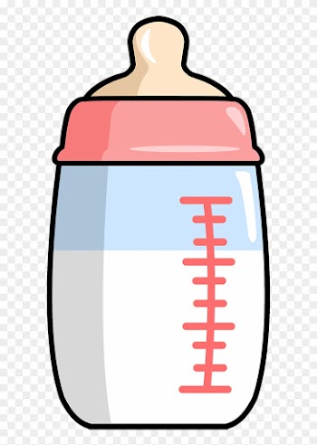 Free Cute Cartoon Baby Bottle Clip Art - Baby Bottle Clipart