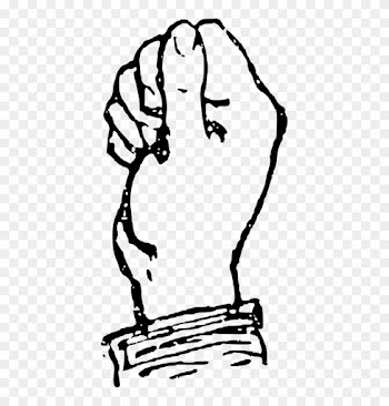 Free Deaf Alphabet A Free Muted - Mano Con Una Carta