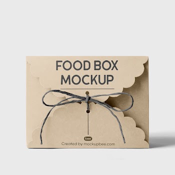 Free Decorative Food Box Mockup