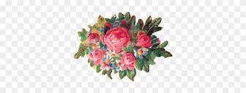 Free Digital Flower Clip Art - Rose Bouquet Clipart Transparent