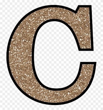 Free Digital Printable Alphabet To Download - C Png Glitter
