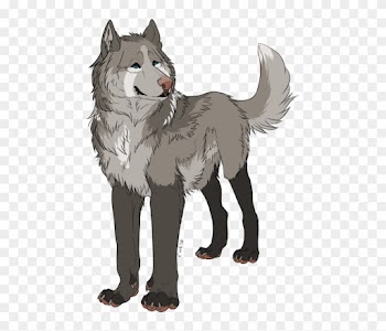 Free Dog/wolf Lineart V2 By Junenae - Drawing