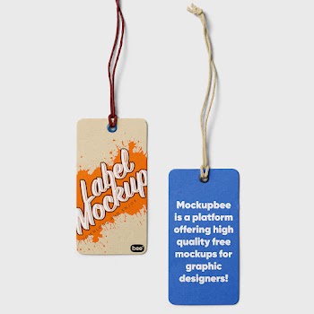 Free Double Label Mockup