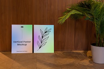 Free Double Poster Mockup