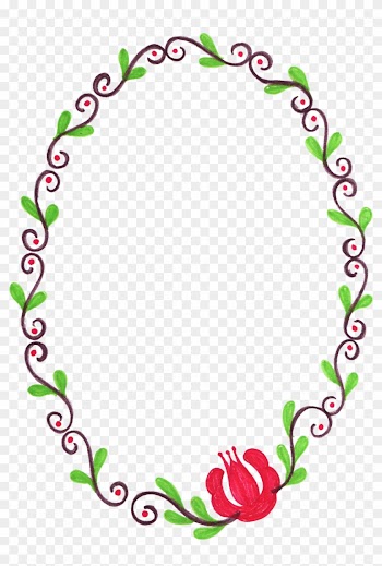 Free Download - Flowers Frame Transparent Free