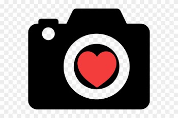 Free Download Heart Brings Us All Together - Camera Logo With Heart