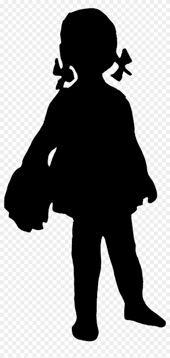 Free Download - Silhouette Of A Girl Png