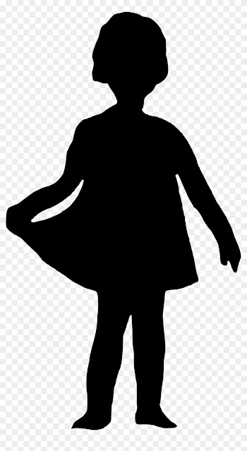 Free Download - Silhouette Of A Girl Png