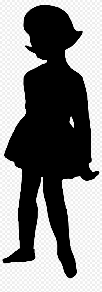 Free Download - Silhouette Of A Girl Png