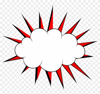 Free Download - Transparent Cloud Clipart Comic Book