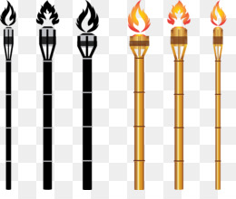 Free download Vector tiki torch carrier ai,png.