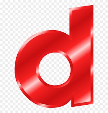 Free Effect Letters Alphabet Red - Red Letter D Clipart