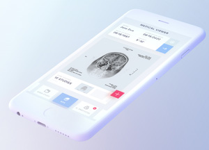 Free Elegant & Soft iPhone Mock-up Psd ....... 