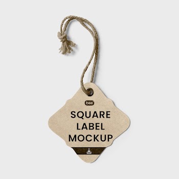 Free Elegant Label Mockup