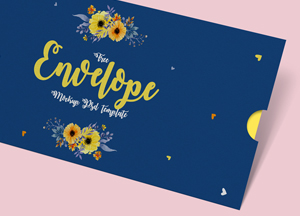 Free Envelope Mockup PSD Template enoilope 