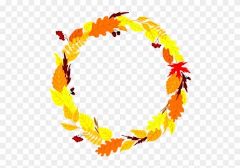 Free Fall Leaves Border Png - Leaf