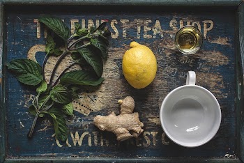 Free flat lay view of lemon, | Free Photo - rawpixel